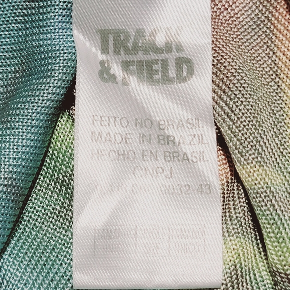 Track & Field Knit Longline Pastel Multicolor Beach Mini Dress Cover-Up … - Picture 13 of 13